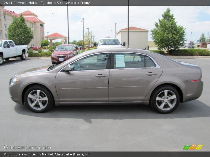 Mocha Steel Metallic / Ebony 2011 Chevrolet Malibu LT