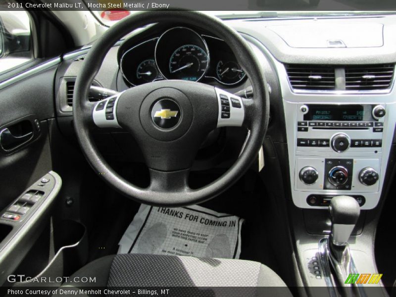Mocha Steel Metallic / Ebony 2011 Chevrolet Malibu LT