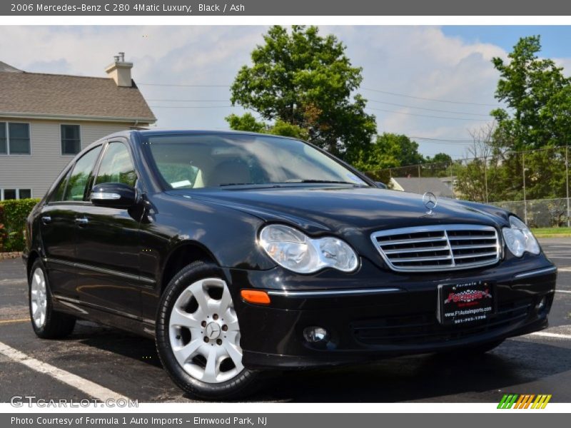 Black / Ash 2006 Mercedes-Benz C 280 4Matic Luxury