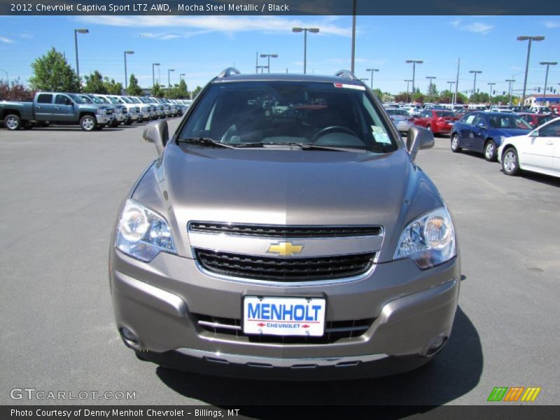 Mocha Steel Metallic / Black 2012 Chevrolet Captiva Sport LTZ AWD