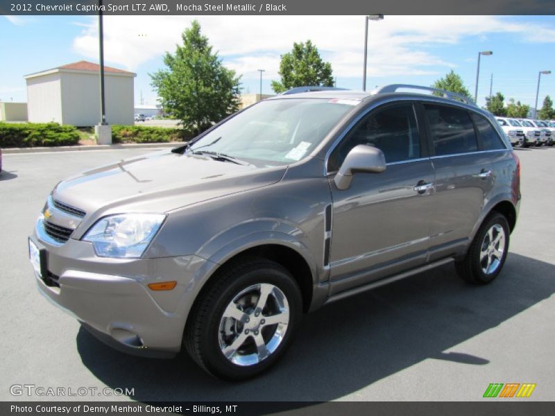 Mocha Steel Metallic / Black 2012 Chevrolet Captiva Sport LTZ AWD
