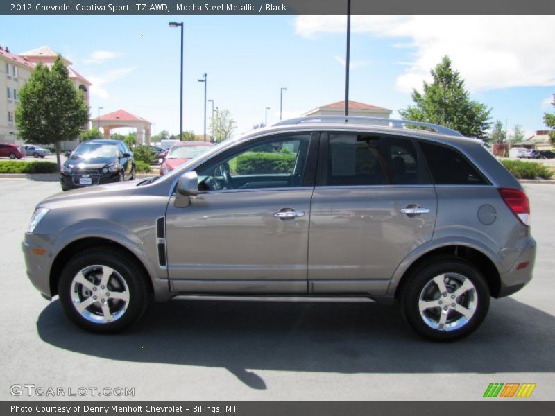 Mocha Steel Metallic / Black 2012 Chevrolet Captiva Sport LTZ AWD