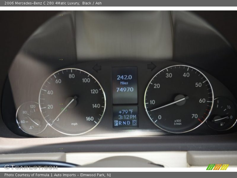 Black / Ash 2006 Mercedes-Benz C 280 4Matic Luxury
