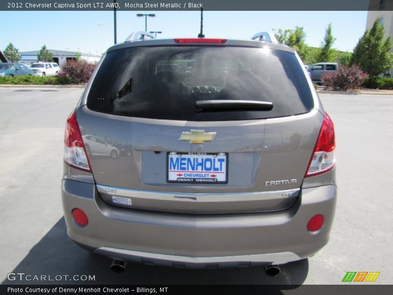 Mocha Steel Metallic / Black 2012 Chevrolet Captiva Sport LTZ AWD