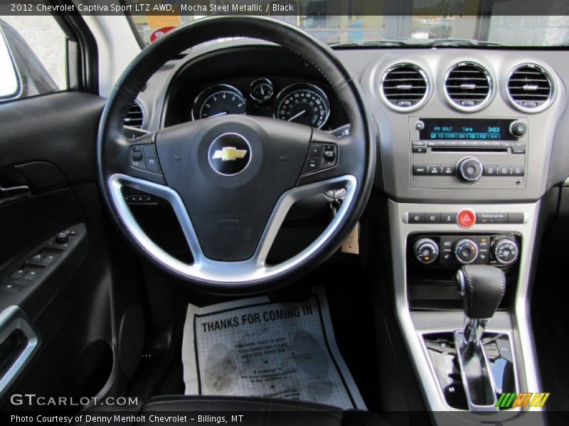 Dashboard of 2012 Captiva Sport LTZ AWD