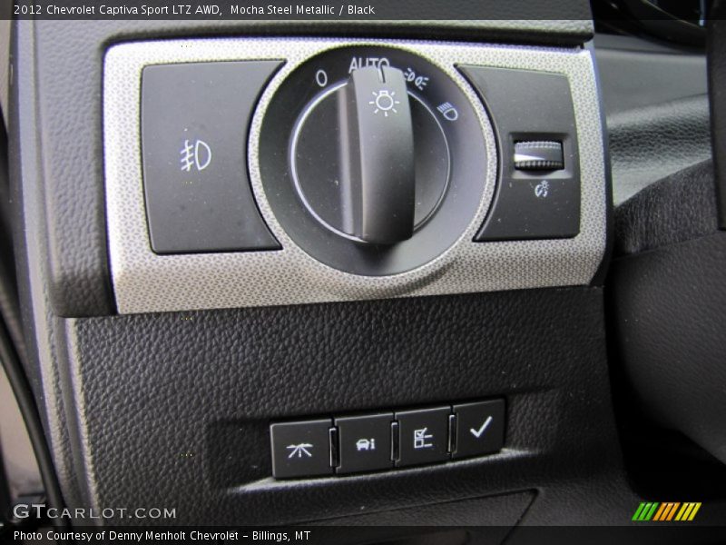 Controls of 2012 Captiva Sport LTZ AWD