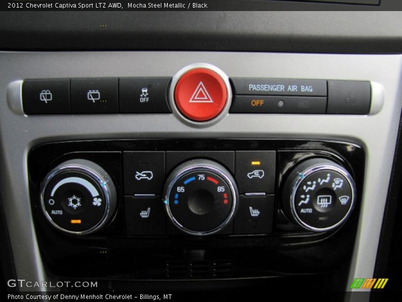 Controls of 2012 Captiva Sport LTZ AWD