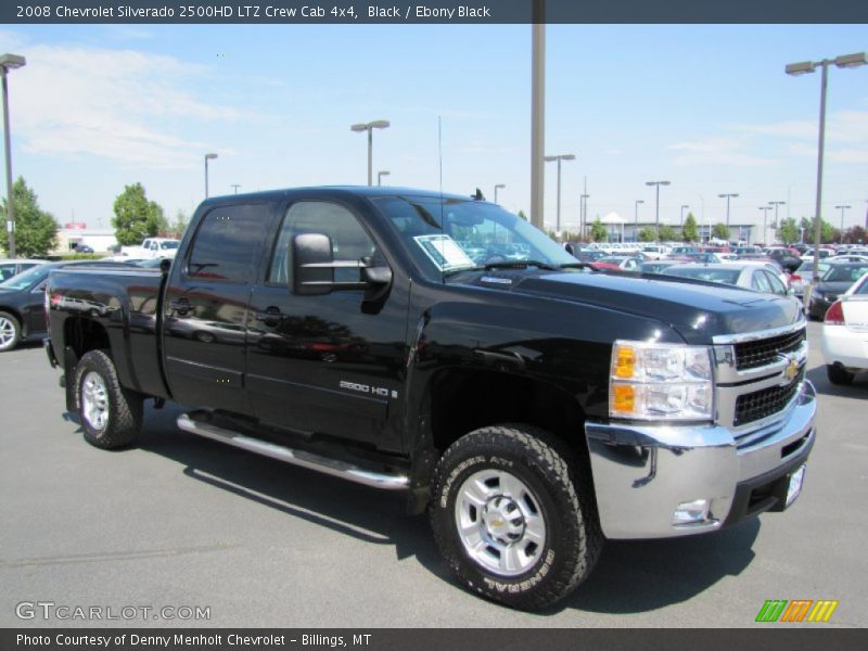 Black / Ebony Black 2008 Chevrolet Silverado 2500HD LTZ Crew Cab 4x4