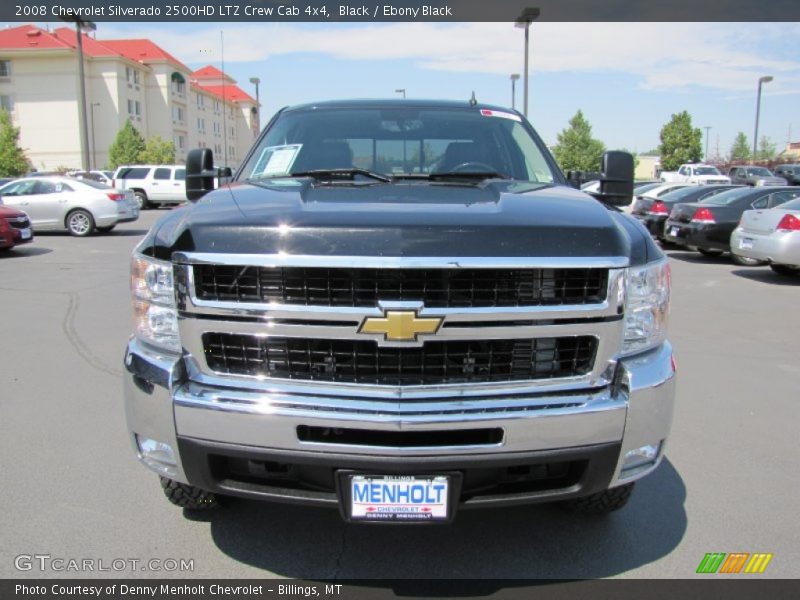 Black / Ebony Black 2008 Chevrolet Silverado 2500HD LTZ Crew Cab 4x4