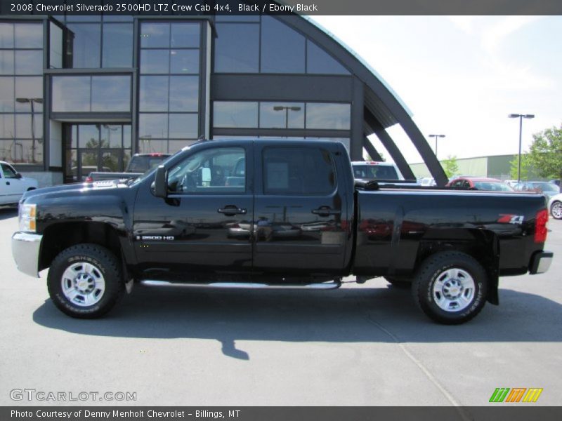 Black / Ebony Black 2008 Chevrolet Silverado 2500HD LTZ Crew Cab 4x4
