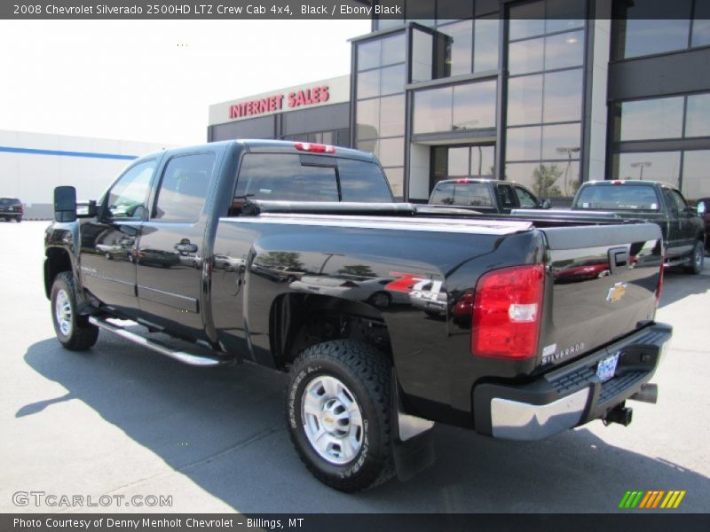 Black / Ebony Black 2008 Chevrolet Silverado 2500HD LTZ Crew Cab 4x4