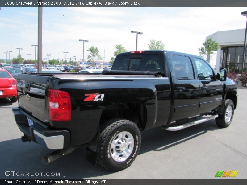 Black / Ebony Black 2008 Chevrolet Silverado 2500HD LTZ Crew Cab 4x4