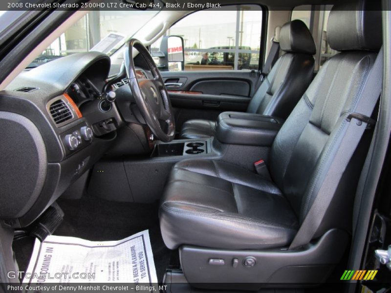 Black / Ebony Black 2008 Chevrolet Silverado 2500HD LTZ Crew Cab 4x4