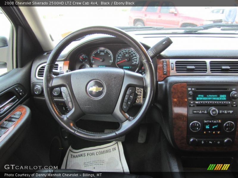 Black / Ebony Black 2008 Chevrolet Silverado 2500HD LTZ Crew Cab 4x4