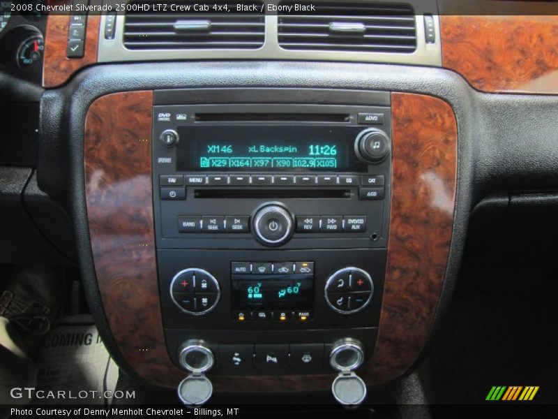 Black / Ebony Black 2008 Chevrolet Silverado 2500HD LTZ Crew Cab 4x4