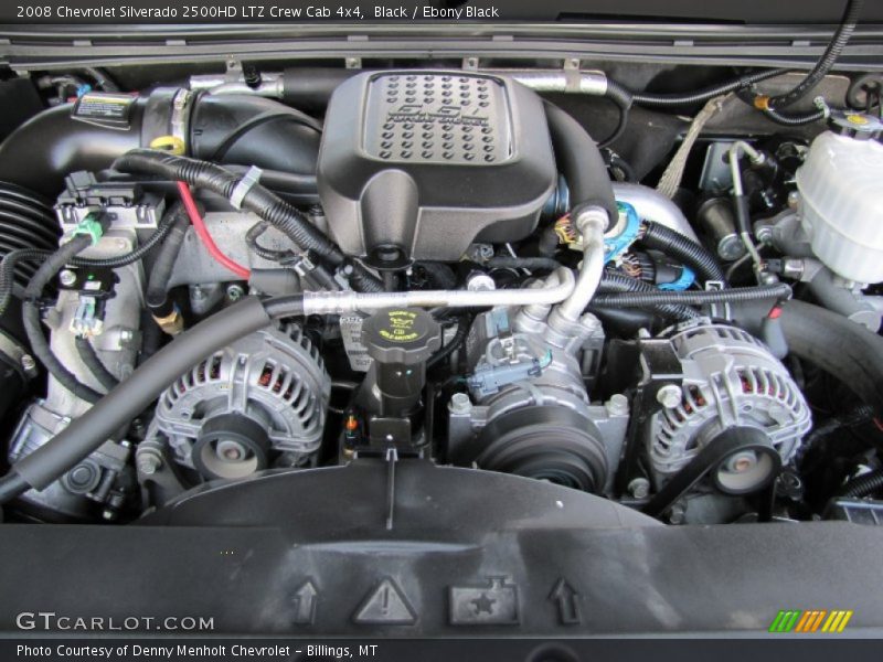 Black / Ebony Black 2008 Chevrolet Silverado 2500HD LTZ Crew Cab 4x4