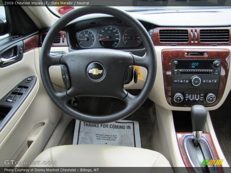 Slate Metallic / Neutral 2009 Chevrolet Impala LT