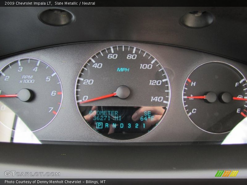 Slate Metallic / Neutral 2009 Chevrolet Impala LT