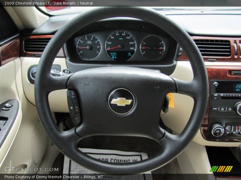 Slate Metallic / Neutral 2009 Chevrolet Impala LT