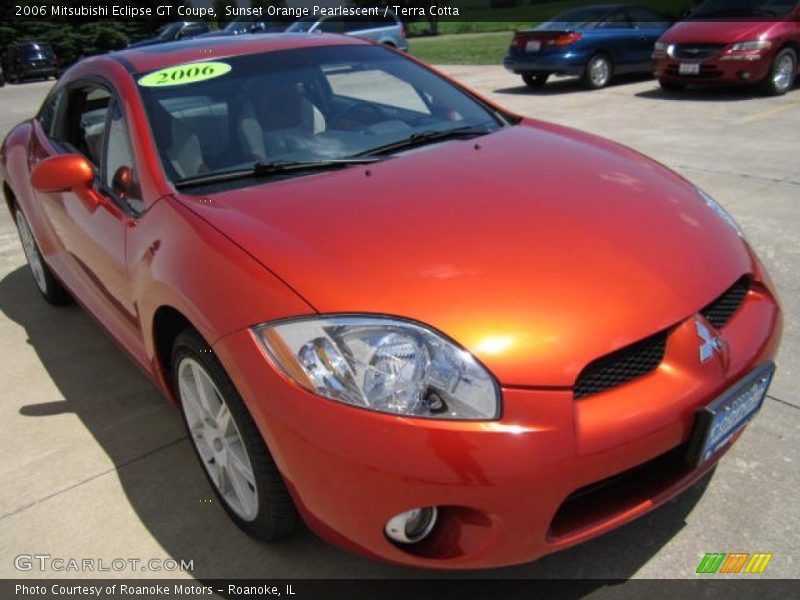 Sunset Orange Pearlescent / Terra Cotta 2006 Mitsubishi Eclipse GT Coupe