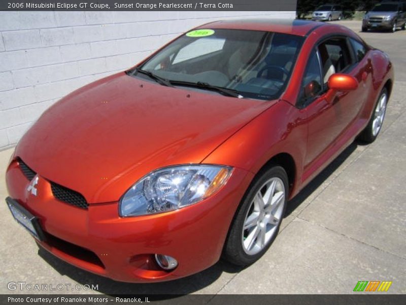 Sunset Orange Pearlescent / Terra Cotta 2006 Mitsubishi Eclipse GT Coupe
