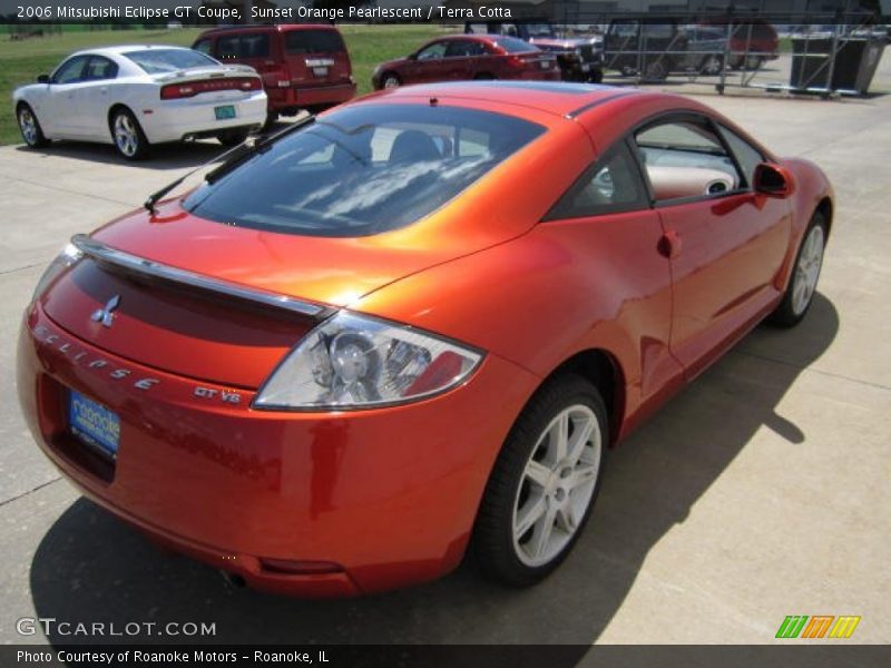 Sunset Orange Pearlescent / Terra Cotta 2006 Mitsubishi Eclipse GT Coupe