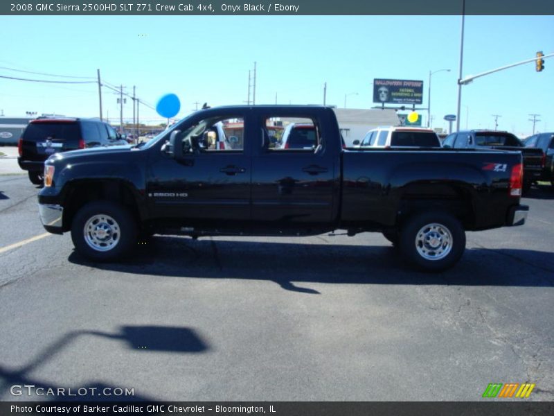 Onyx Black / Ebony 2008 GMC Sierra 2500HD SLT Z71 Crew Cab 4x4