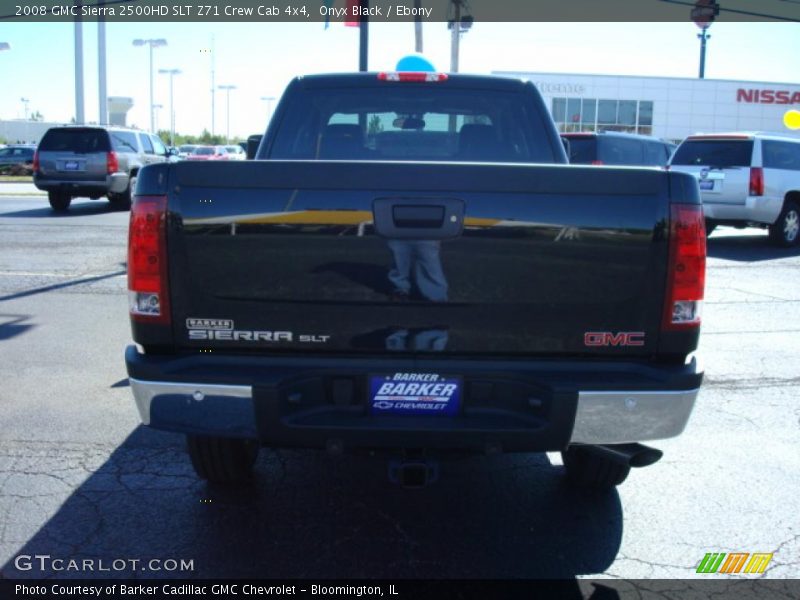 Onyx Black / Ebony 2008 GMC Sierra 2500HD SLT Z71 Crew Cab 4x4