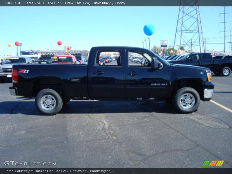 Onyx Black / Ebony 2008 GMC Sierra 2500HD SLT Z71 Crew Cab 4x4