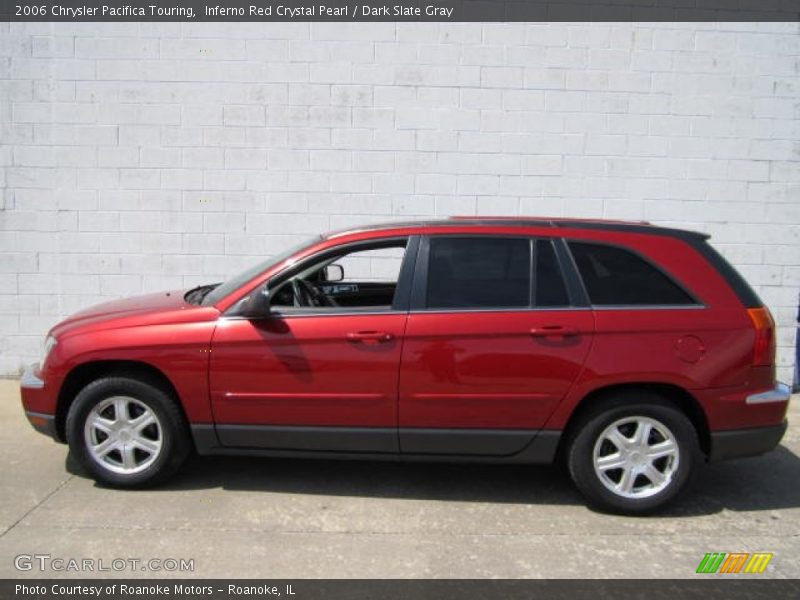 Inferno Red Crystal Pearl / Dark Slate Gray 2006 Chrysler Pacifica Touring