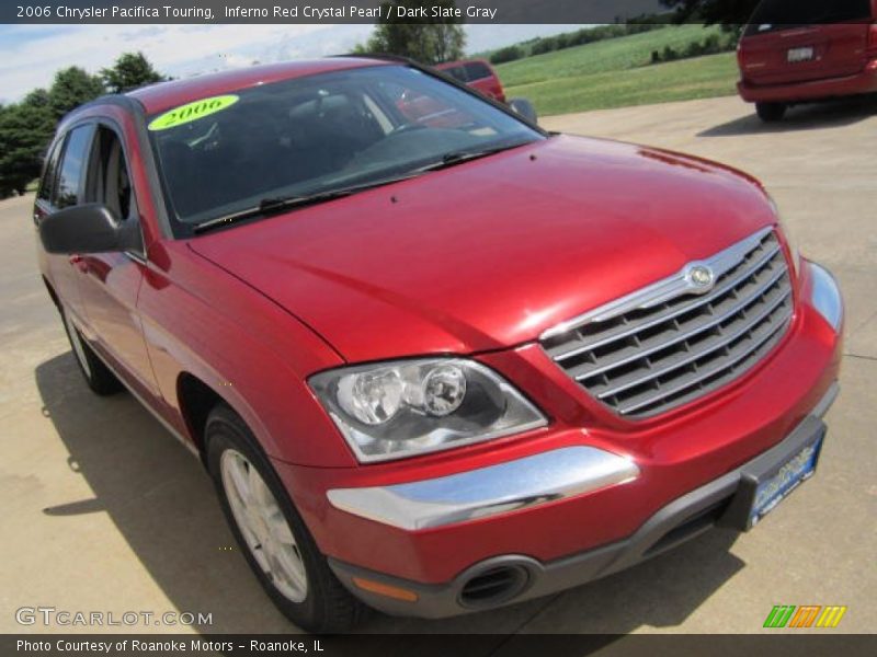 Inferno Red Crystal Pearl / Dark Slate Gray 2006 Chrysler Pacifica Touring