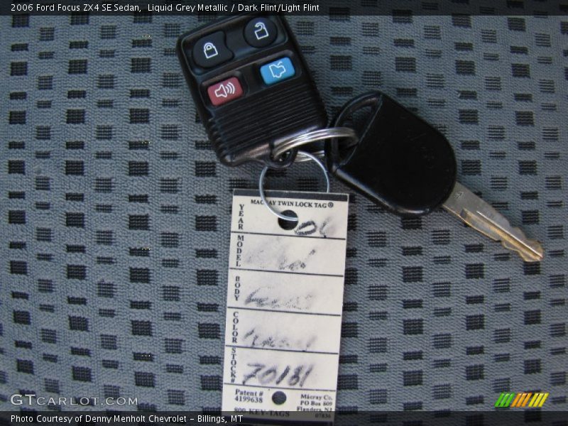 Liquid Grey Metallic / Dark Flint/Light Flint 2006 Ford Focus ZX4 SE Sedan