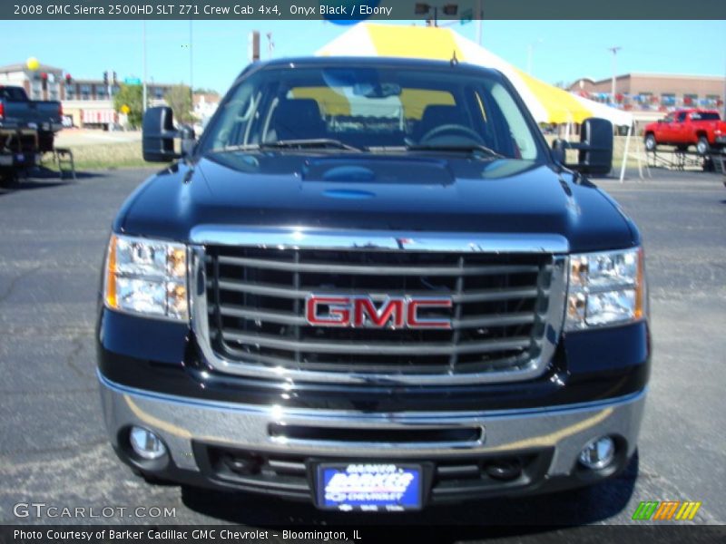 Onyx Black / Ebony 2008 GMC Sierra 2500HD SLT Z71 Crew Cab 4x4