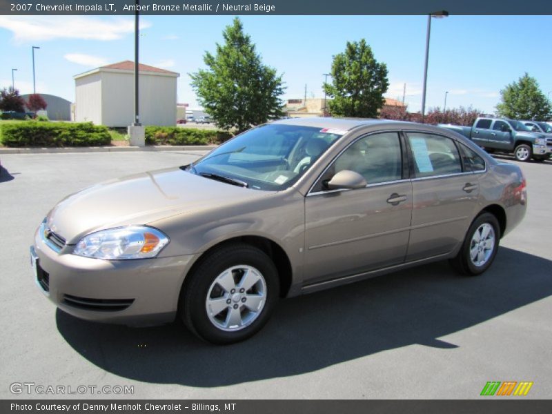 Amber Bronze Metallic / Neutral Beige 2007 Chevrolet Impala LT