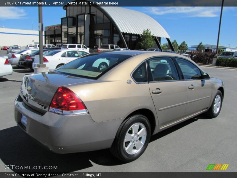 Amber Bronze Metallic / Neutral Beige 2007 Chevrolet Impala LT