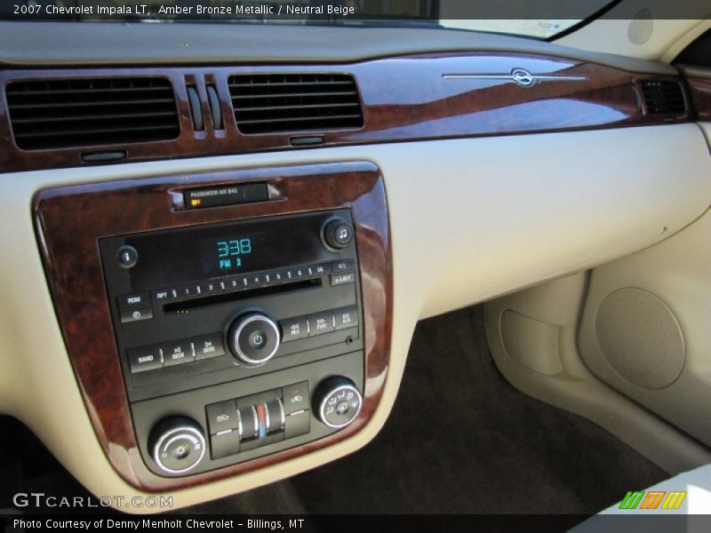 Amber Bronze Metallic / Neutral Beige 2007 Chevrolet Impala LT