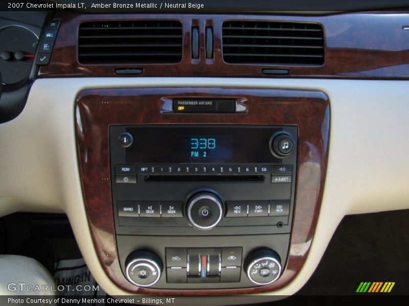 Amber Bronze Metallic / Neutral Beige 2007 Chevrolet Impala LT