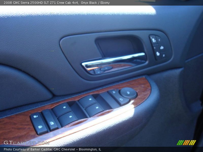 Onyx Black / Ebony 2008 GMC Sierra 2500HD SLT Z71 Crew Cab 4x4