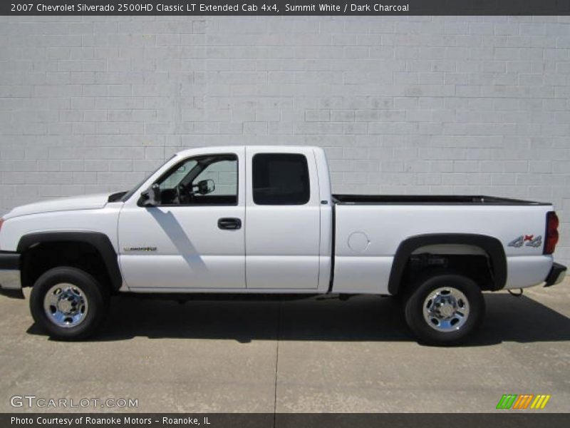 Summit White / Dark Charcoal 2007 Chevrolet Silverado 2500HD Classic LT Extended Cab 4x4