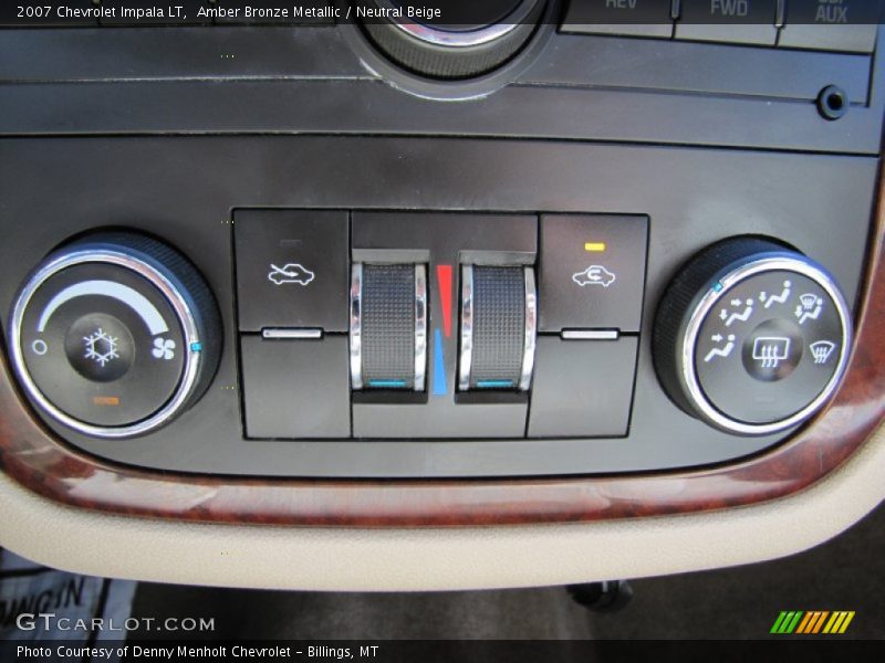 Amber Bronze Metallic / Neutral Beige 2007 Chevrolet Impala LT