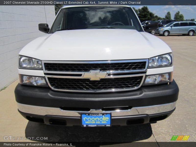 Summit White / Dark Charcoal 2007 Chevrolet Silverado 2500HD Classic LT Extended Cab 4x4