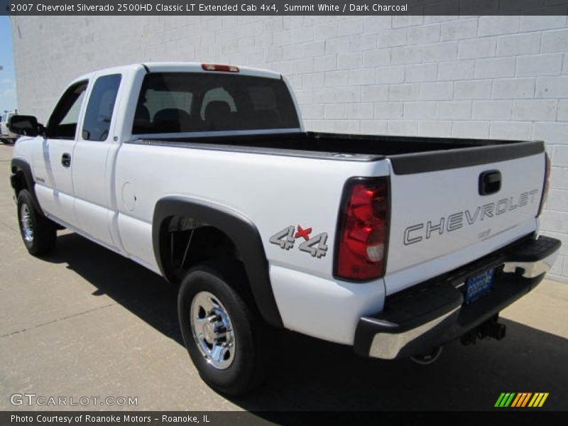 Summit White / Dark Charcoal 2007 Chevrolet Silverado 2500HD Classic LT Extended Cab 4x4