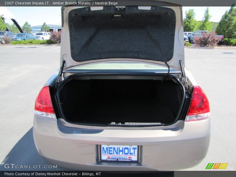 Amber Bronze Metallic / Neutral Beige 2007 Chevrolet Impala LT