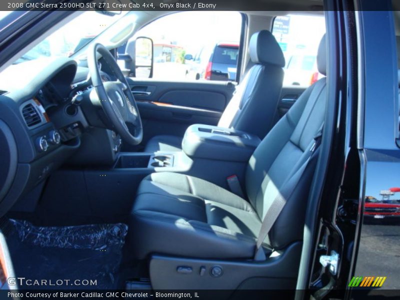 Onyx Black / Ebony 2008 GMC Sierra 2500HD SLT Z71 Crew Cab 4x4