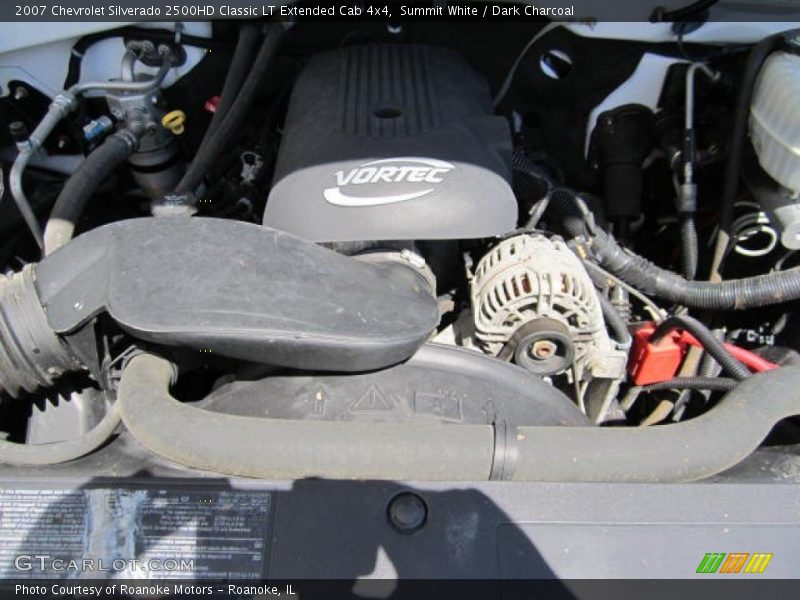 Summit White / Dark Charcoal 2007 Chevrolet Silverado 2500HD Classic LT Extended Cab 4x4