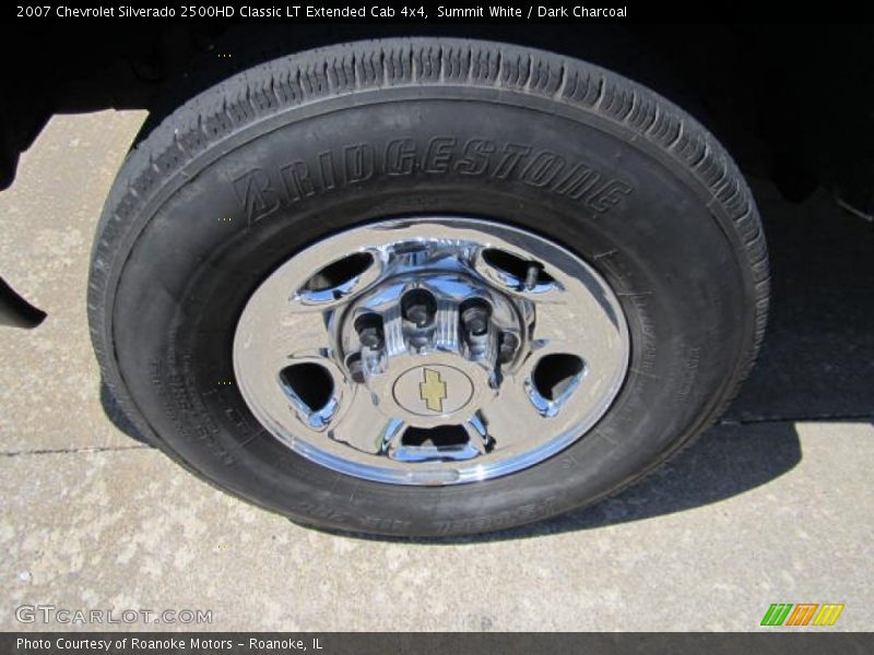 Summit White / Dark Charcoal 2007 Chevrolet Silverado 2500HD Classic LT Extended Cab 4x4