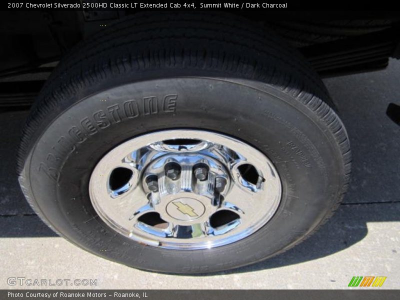 Summit White / Dark Charcoal 2007 Chevrolet Silverado 2500HD Classic LT Extended Cab 4x4