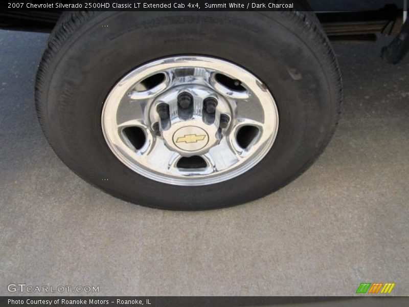 Summit White / Dark Charcoal 2007 Chevrolet Silverado 2500HD Classic LT Extended Cab 4x4