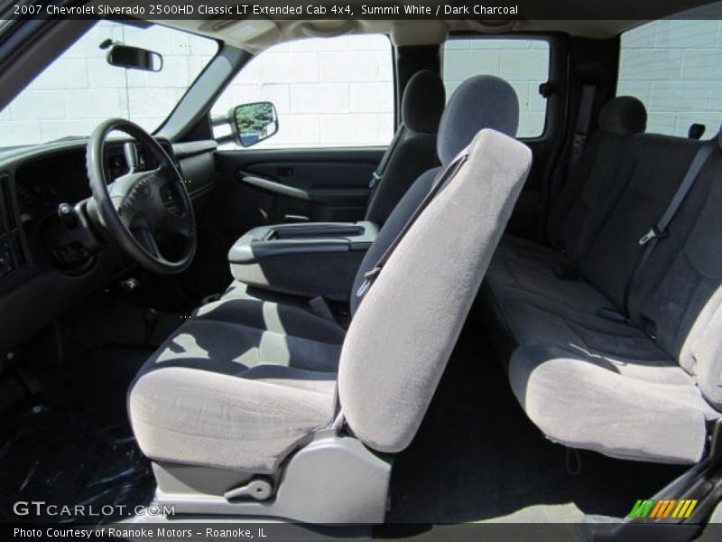 Summit White / Dark Charcoal 2007 Chevrolet Silverado 2500HD Classic LT Extended Cab 4x4