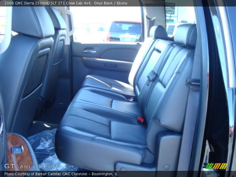 Onyx Black / Ebony 2008 GMC Sierra 2500HD SLT Z71 Crew Cab 4x4